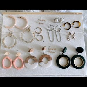 Statement earring bundle
